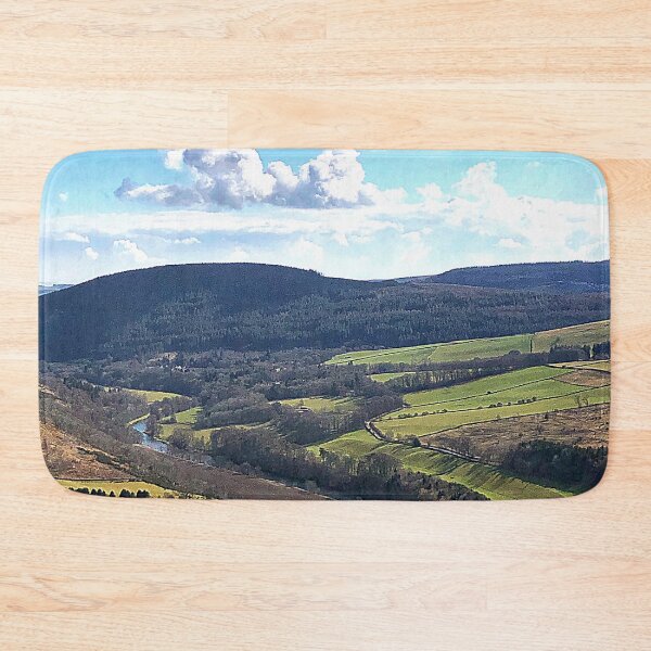 Item preview, A view from Cauld Face Hill, Thornylee along and down the valley as the River Tweed meanders past, Scottish Borders designed and sold by yourscotborders.