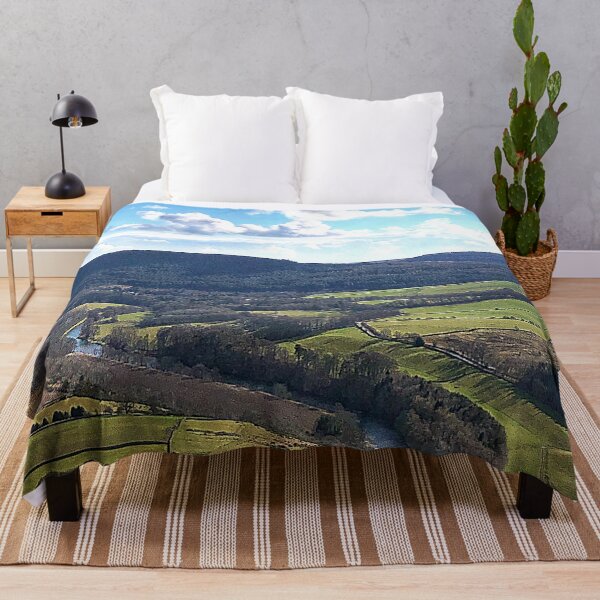 Item preview, A view from Cauld Face Hill, Thornylee along and down the valley as the River Tweed meanders past, Scottish Borders designed and sold by yourscotborders.
