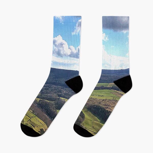Item preview, A view from Cauld Face Hill, Thornylee along and down the valley as the River Tweed meanders past, Scottish Borders designed and sold by yourscotborders.