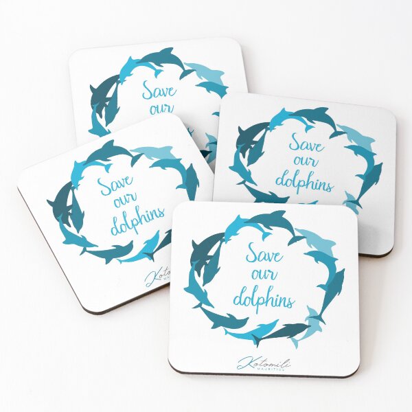 Item preview, Save our dolphins Mauritius designed and sold by Kotomili.