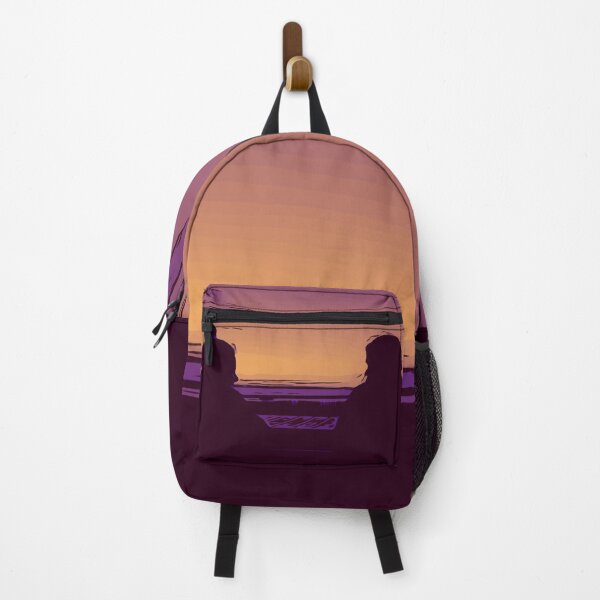 Item preview, Backpack 2 Girls with Sunset Atmospheric Modern Premium Design Art 3D Look designed and sold by Shirtilike.