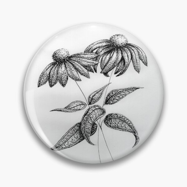Item preview, Coneflower Duo Echinacea Flower designed and sold by AngeC-Art.