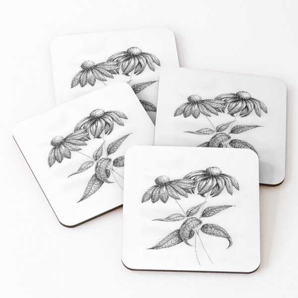 Item preview, Coneflower Duo Echinacea Flower designed and sold by AngeC-Art.