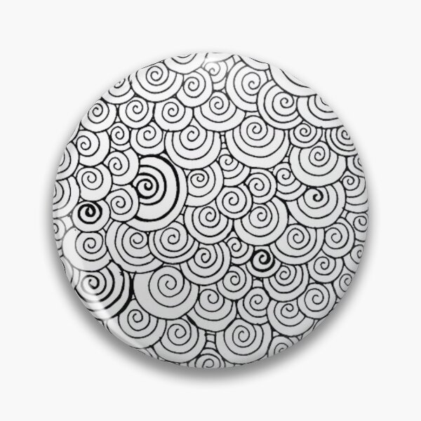 Item preview, Black & White Vortex Pattern designed and sold by Zen-Dragon.