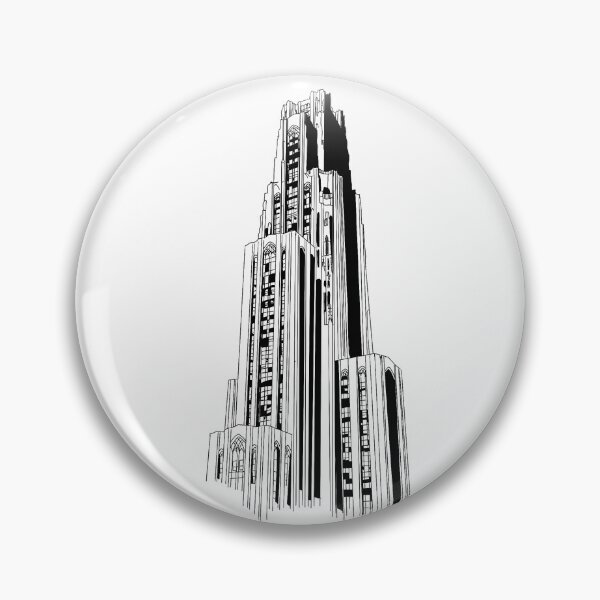 Item preview, Cathedral of Learning Sketch designed and sold by mikdesigns.