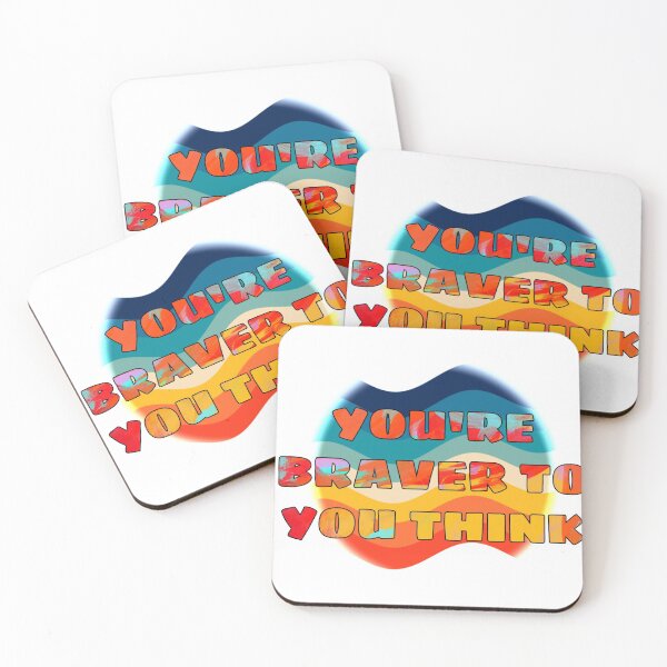 Item preview, You're braver than you think designed and sold by WEShop23.