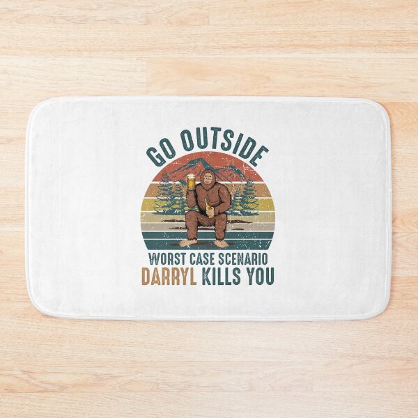 Item preview, Go Outside Worst Case Scenario Darryl Kills You Bigfoot Vintage Funny designed and sold by dreamy11.