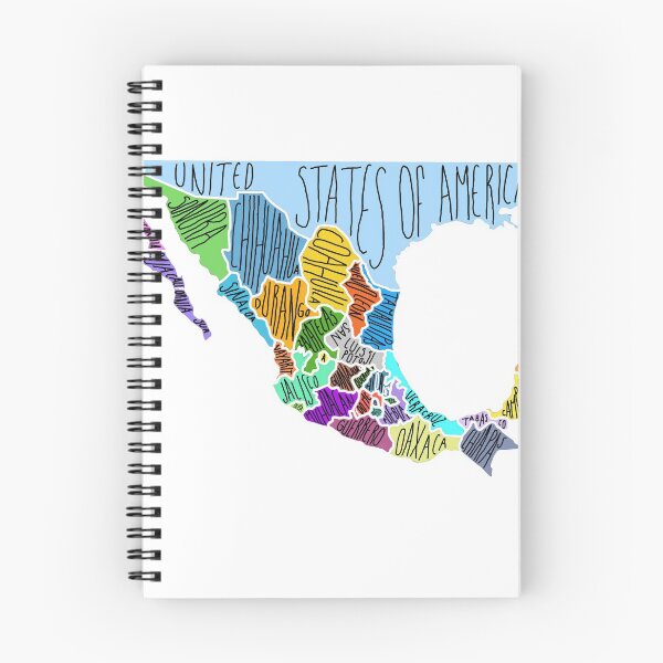 Item preview, Mexico Map designed and sold by ropedrazac.
