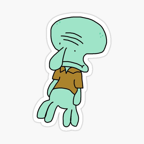 Spongebob Squidward Sticker - Spongebob Squidward Sad - Discover & Share  GIFs