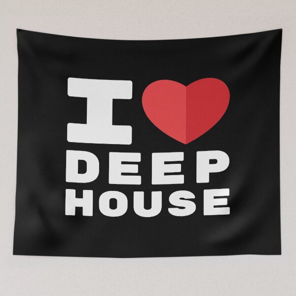 Aperçu de l'œuvre I Heart Deep House créée et vendue par OldDannyBrown.