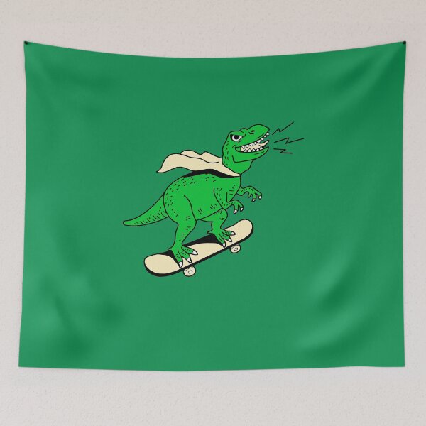Item preview, Dino on the skateboard designed and sold by miminova.