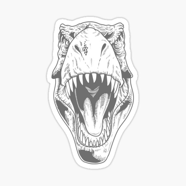 T. rex Stare Sticker