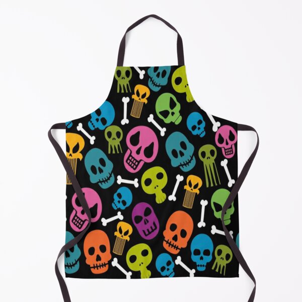 Item preview, Colorful skulls and bones background designed and sold by AYACHI90.