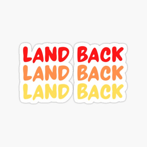 Land Back Sticker