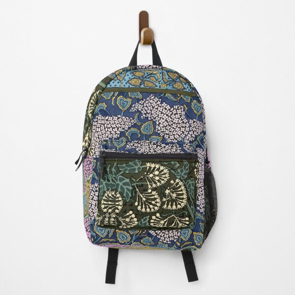 Item preview, ART NOUVEAU LILACS AND LEAVES Lilac Yellow Blue Green Floral Composition designed and sold by BulganLumini.