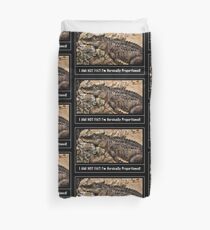 Heroically Proportion Duvet Cover
