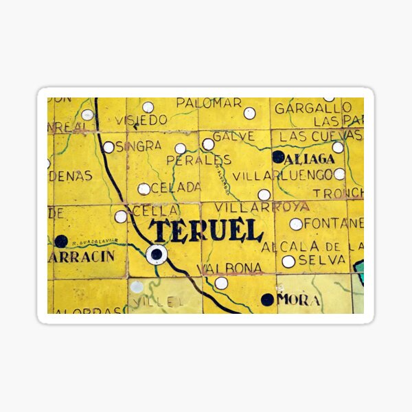 Artikel-Vorschau von MAP - TERUEL - CERAMIC - SPAIN - EUROPE , designt und verkauft von Tropical Blood.