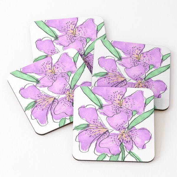 Item preview, Freesias Botanical Illustration designed and sold by meganamey.