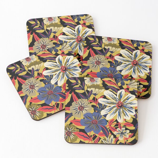 Item preview, flowers on overture gold designed and sold by artmosphdesign.