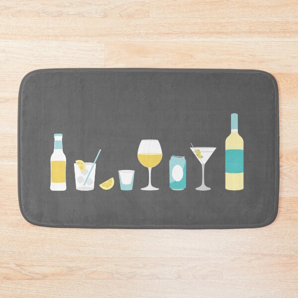Item preview, ALL THE DRINKS yellow & blue designed and sold by annacush.
