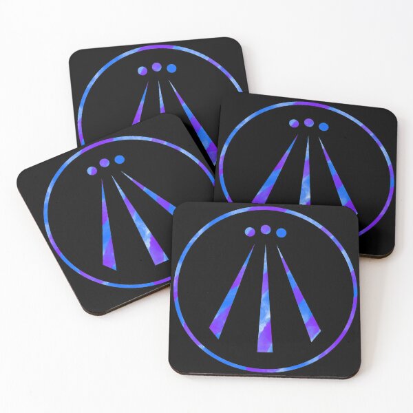 Item preview, Celtic Awen The Three Rays of Light with black background designed and sold by NYXFN.