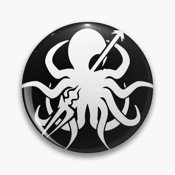 Item preview, Arknights - Abyssal Logo (white) designed and sold by ASTlogo.