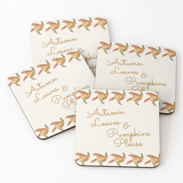 Item preview, Autumn Leaves & Pumpkins Please designed and sold by DFMY.