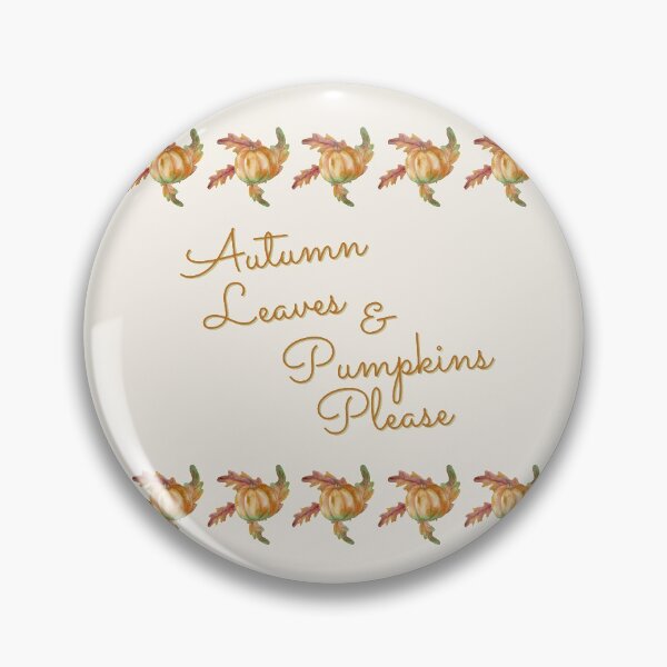 Item preview, Autumn Leaves & Pumpkins Please designed and sold by DFMY.