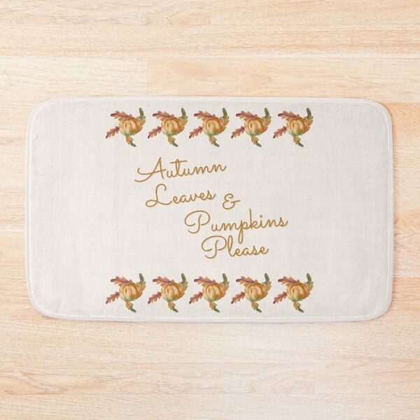 Item preview, Autumn Leaves & Pumpkins Please designed and sold by DFMY.