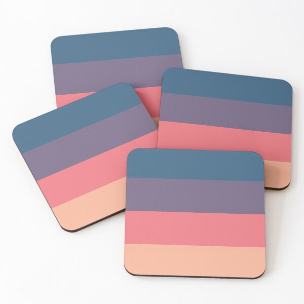 Item preview, Aesthetic Sunset colorful Striped Pattern designed and sold by lipemo.