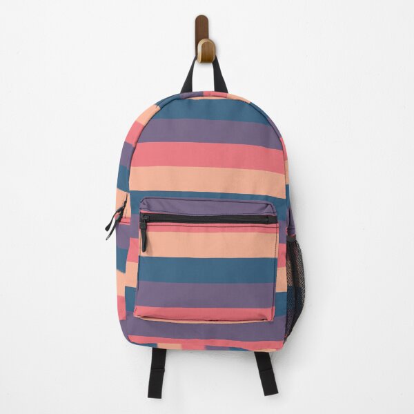Item preview, Aesthetic Sunset colorful Striped Pattern designed and sold by lipemo.