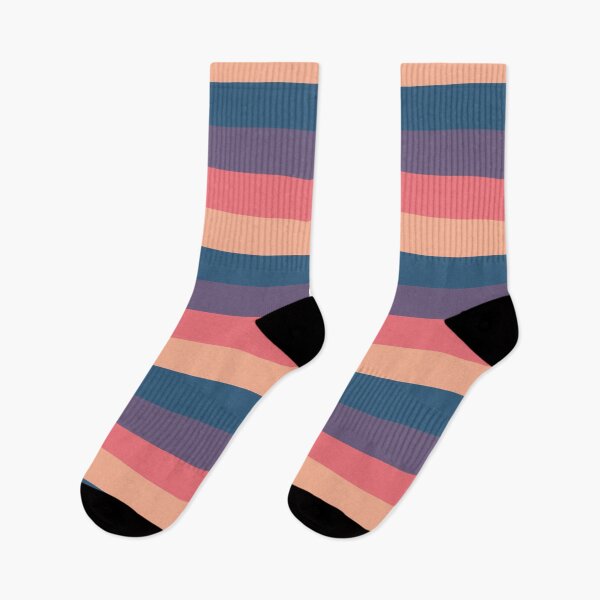 Item preview, Aesthetic Sunset colorful Striped Pattern designed and sold by lipemo.