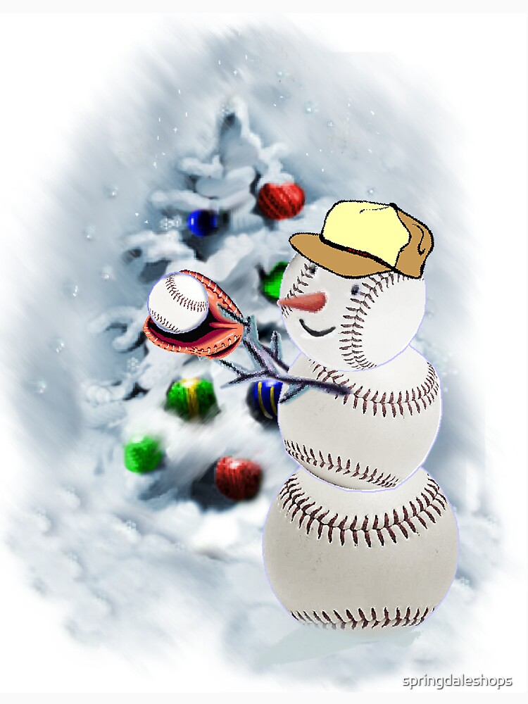 Disover Baseball Snowman Christmas  Classic T-Shirt