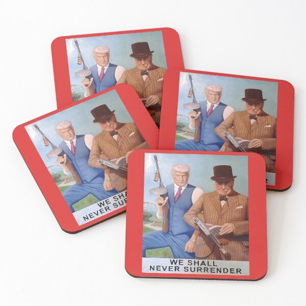 Item preview, Trump and Churchill with Tommy Guns designed and sold by ChrisLionHeart.