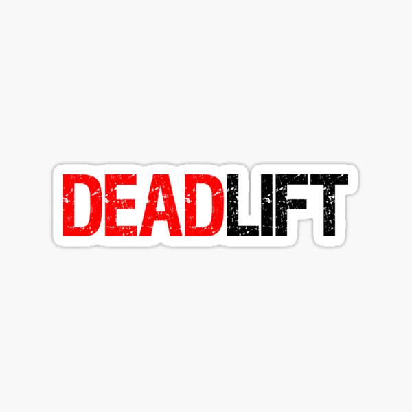 Item preview, DEADLIFT RED Powerlifting designed and sold by liftingbros.