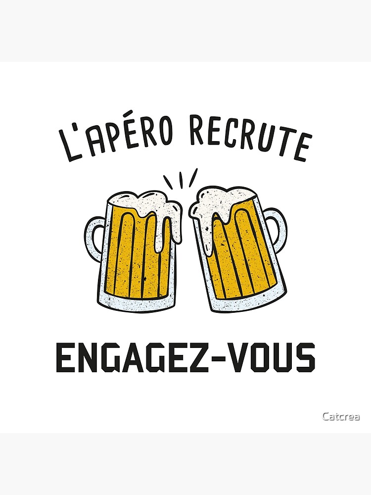 Chaussettes avec l'œuvre « humour alcool bière apéro original