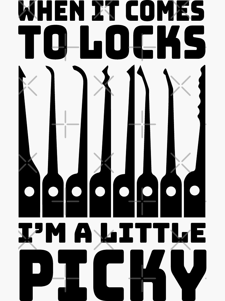 "Funny Locksmith Lock Picking" Sticker for Sale by tldeutsch Redbubble