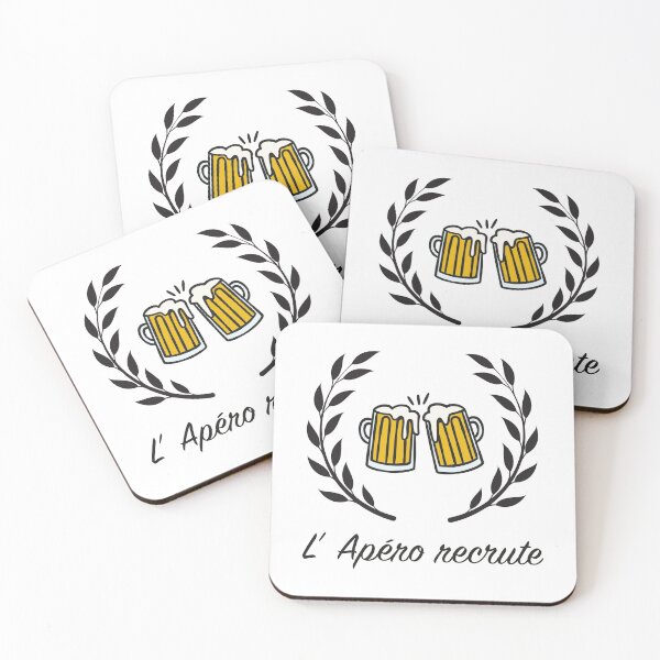 Item preview, humor alcohol beer aperitif recruits personalized designed and sold by Catcrea.