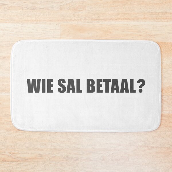 Item preview, WIE SAL BETAAL? designed and sold by CoralReefZA.
