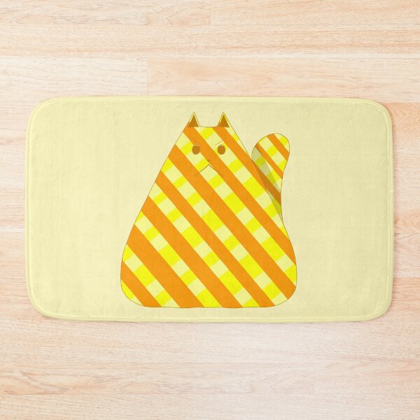 Item preview, A yellow and orange cat designed and sold by tusklik.