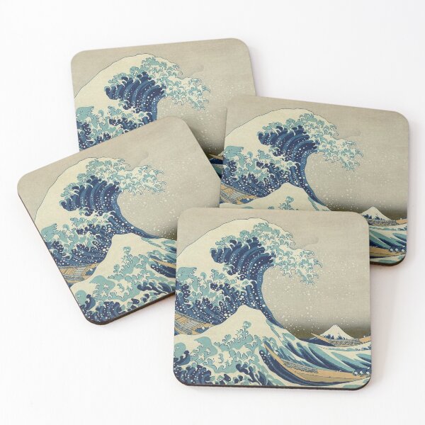 Item preview, The Great Wave off Kanagawa by Hokusai designed and sold by Creative.Juices.