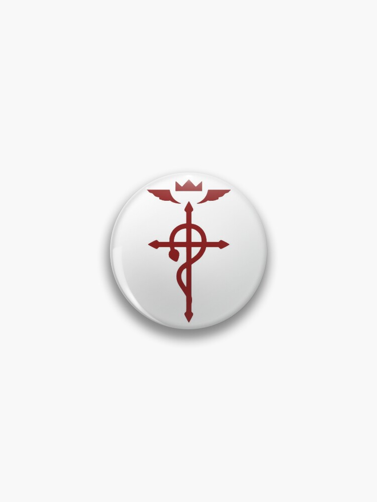 Fullmetal Alchemist - Flamel (red - white background) | Pin