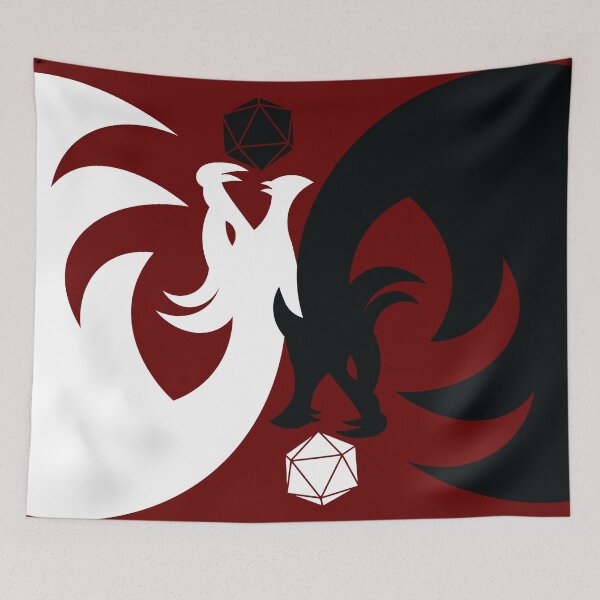 Item preview, Black and White Dice Dragons designed and sold by nicegnome.