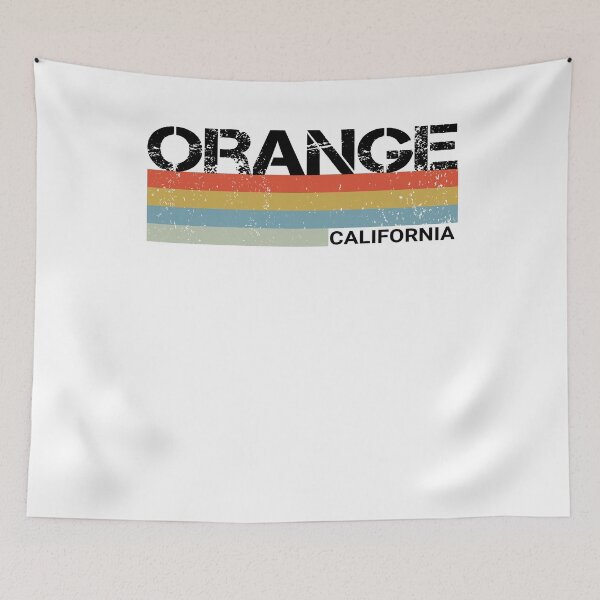 Artikelvorschau, Orange City Vintage Retro 80's Stripes entworfen und verkauft von sportsfans.
