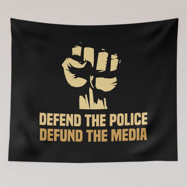 Item preview, Defend the police defund the media designed and sold by Bubsart78.