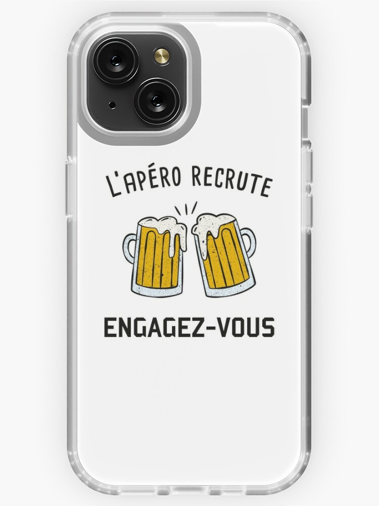 humor alcohol beer aperitif original personalized parody army iPhone Case  by Catcrea