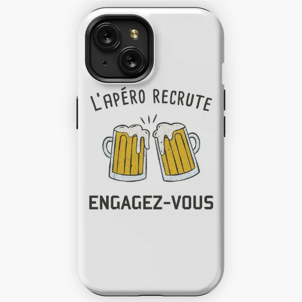 Funda de iPhone con la obra humor alcohol cerveza aperitivo