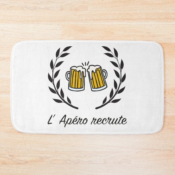 Item preview, humor alcohol beer aperitif recruits personalized designed and sold by Catcrea.