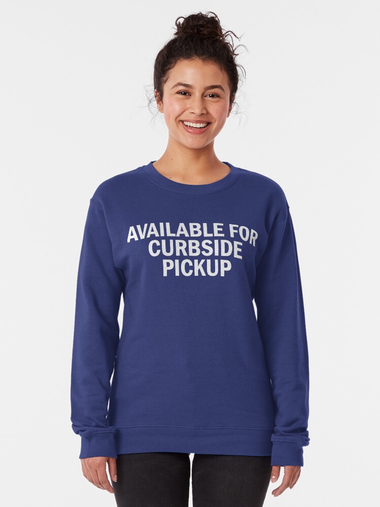 Alternate view of Meet me outside.. Pullover Sweatshirt