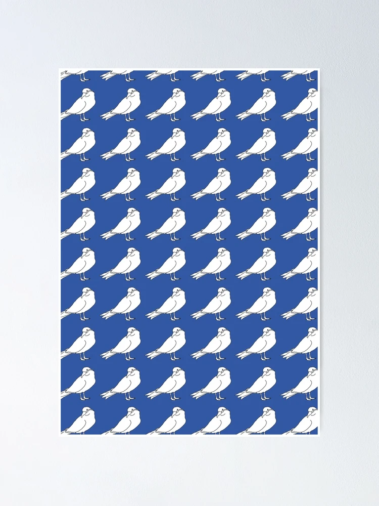 Thumbnail 1 of 3, Poster, Strength In Blue Numbers designed and sold by flat-dimension.